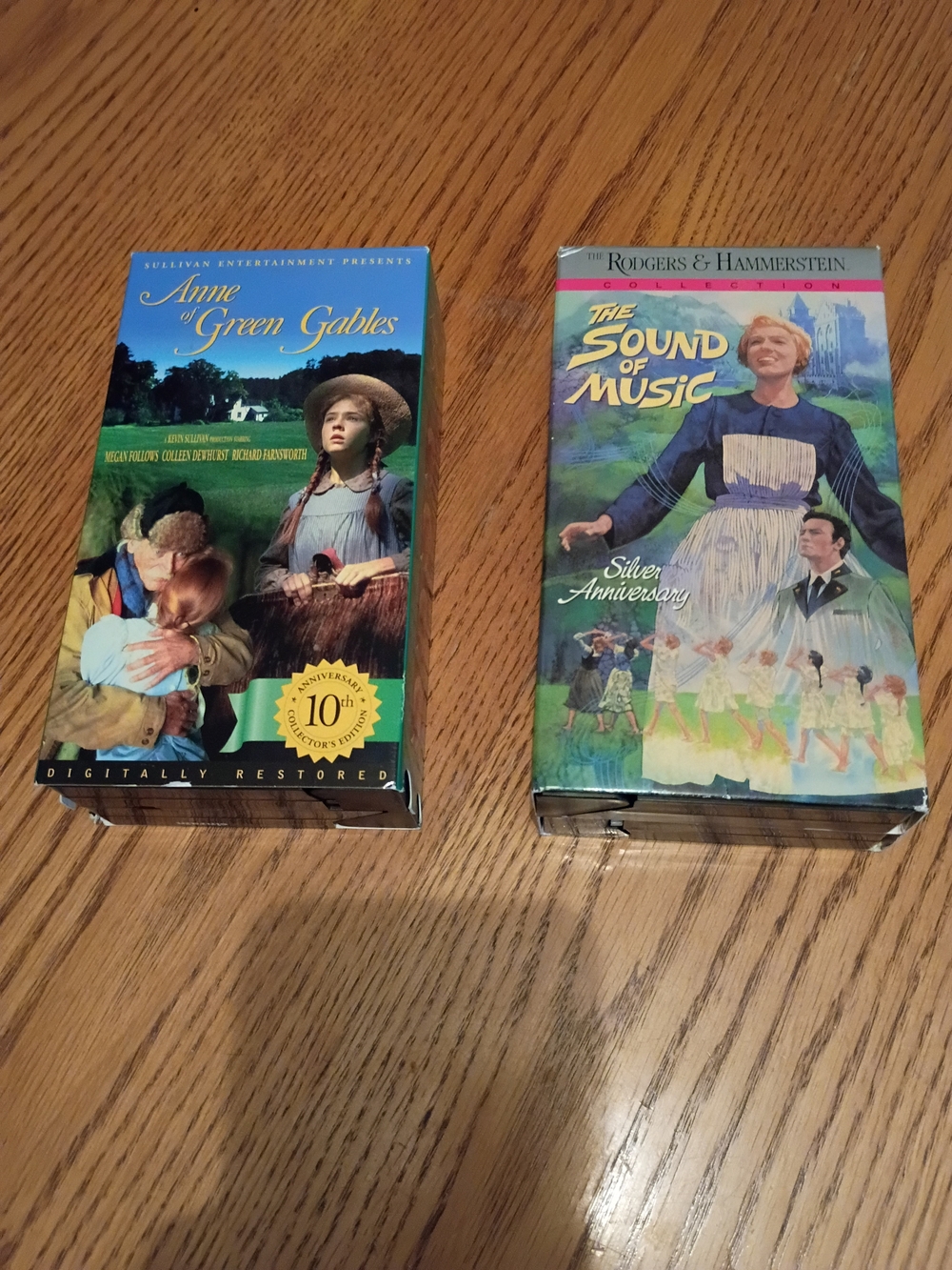The Sound of Music And Anne Of Green Gables VHS Tapes